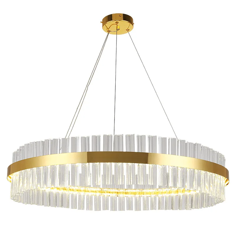 Ameican Golden Crystal Chandelier LED Creative Luxury Villa Ceiling Lamp Living Room Lamp Round 40cm 60CM Dining Room Lights
Ameican Golden Crystal Chandelier LED Creative Luxury Villa Ceiling Lamp Living Room Lamp Round 40cm 60CM Dining Room Lights