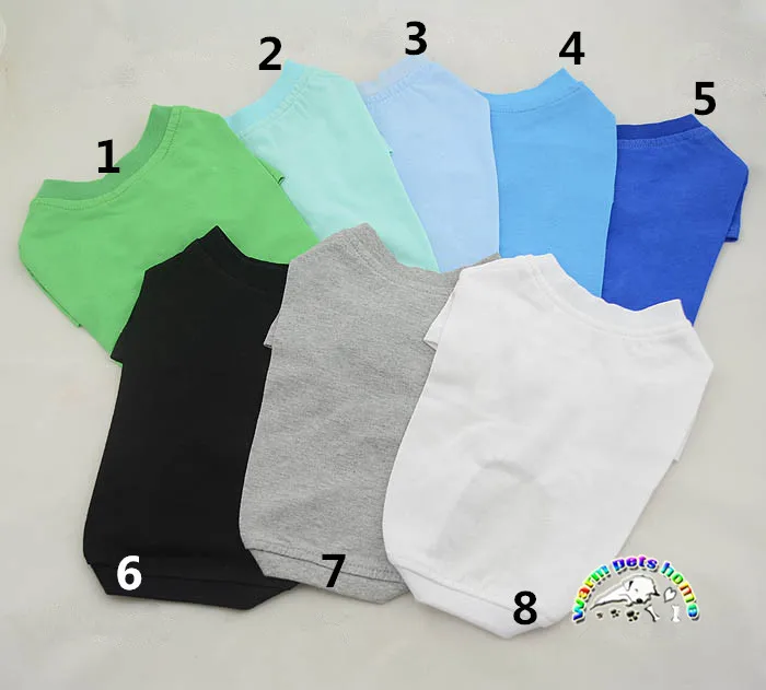 Dogs Pets Clothing Blank Dog Shirts 8 Colors Cotton Dachshund Dog Clothes Apparel Goods For Pet Wholesale
Dogs Pets Clothing Blank Dog Shirts 8 Colors Cotton Dachshund Dog Clothes Apparel Goods For Pet Wholesale