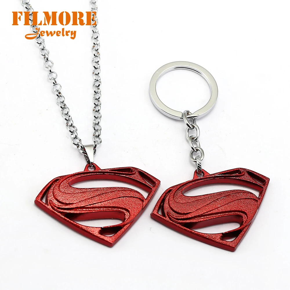 Filmore Jewelry New Superman Logo Keychain Super Hero 3D Logo Metal Pendant Key Ring Key Chain for Fans Movie Superman Keychain
Filmore Jewelry New Superman Logo Keychain Super Hero 3D Logo Metal Pendant Key Ring Key Chain for Fans Movie Superman Keychain