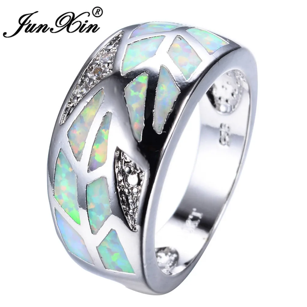 JUNXIN Luxury Rainbow Fire Opal Ring Silver Filled Wedding Party Women Bridal Zircon Finger Ring Valentine's Day Bijoux
JUNXIN Luxury Rainbow Fire Opal Ring Silver Filled Wedding Party Women Bridal Zircon Finger Ring Valentine's Day Bijoux
