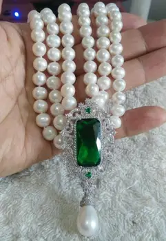 triple strands 9-10mm south sea round white pearl necklace pendant 18"19"20" KKK
triple strands 9-10mm south sea round white pearl necklace pendant 18"19"20" KKK