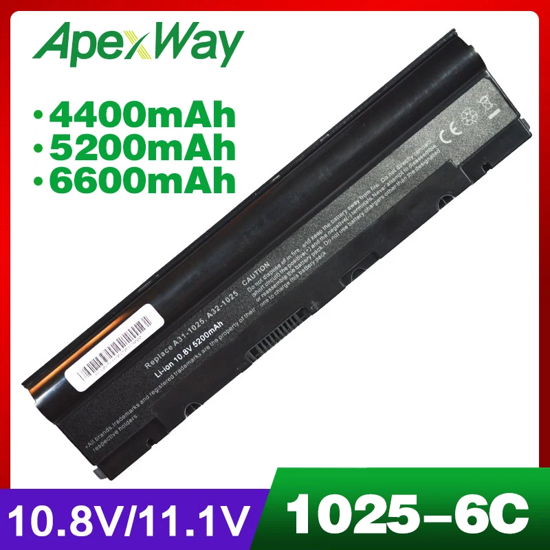 Apexway 11.1V Battery For ASUS R052C Eee PC R052CE A32-1025 1225B/C 1025 1025C 1025CE 1225 1225B 1225C R052 R052C R052CE
Apexway 11.1V Battery For ASUS R052C Eee PC R052CE A32-1025 1225B/C 1025 1025C 1025CE 1225 1225B 1225C R052 R052C R052CE