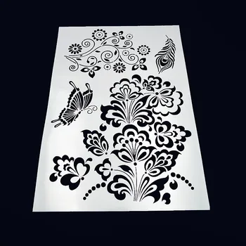 Butterfly bush plastic mold shield DIY cake scrapbook stencils hollow Embellishments printing lace ruler Valentine's Day
Butterfly bush plastic mold shield DIY cake scrapbook stencils hollow Embellishments printing lace ruler Valentine's Day