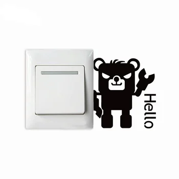 Bear-4 Creative Hello Bear Vinyl Switch Sticker Funny Cartoon Animal Wall Sticker Switch Decal Home Wallpaper
Bear-4 Creative Hello Bear Vinyl Switch Sticker Funny Cartoon Animal Wall Sticker Switch Decal Home Wallpaper