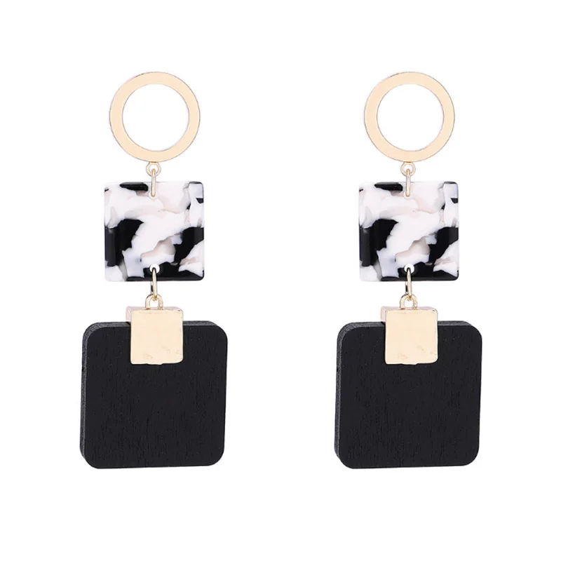 Marble Effect Acrylic Earrings For Women Alloy Geometric Earrings Drop Dangle Plate Earrings Fashion Jewelry
Marble Effect Acrylic Earrings For Women Alloy Geometric Earrings Drop Dangle Plate Earrings Fashion Jewelry