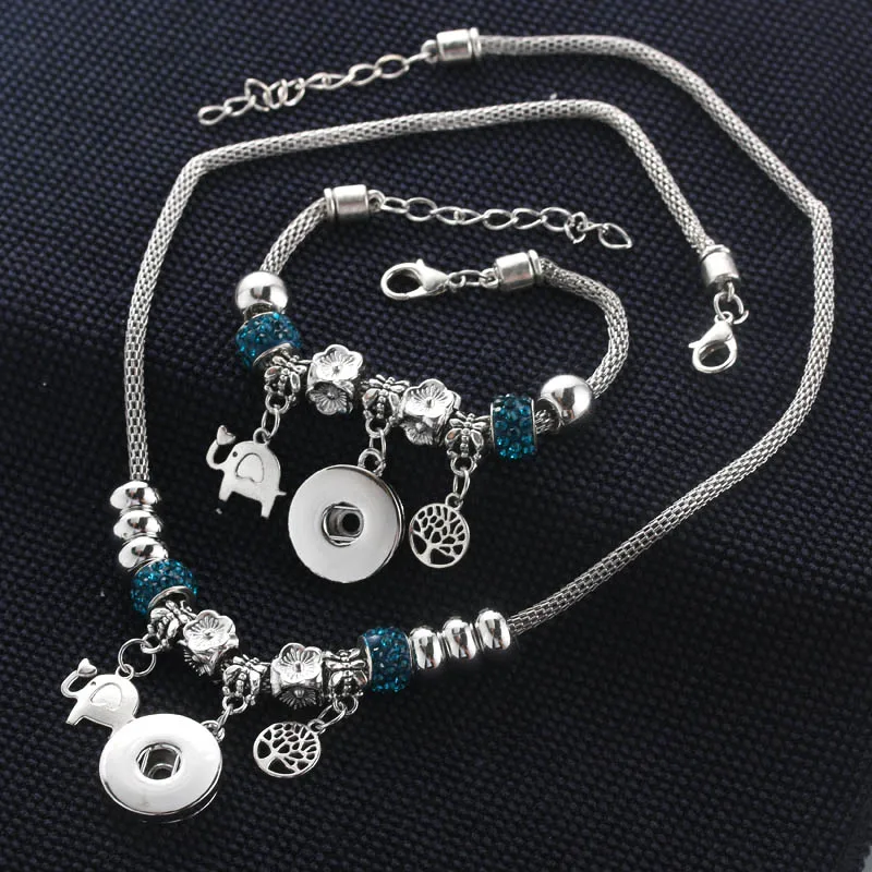 Bo Bo world 2018 luxury Snap Bracelet Snap Necklace Set Silver Lobster Buckle Bangles beads Bangles Fit 18MM Snap Jewelry Women
Bo Bo world 2018 luxury Snap Bracelet Snap Necklace Set Silver Lobster Buckle Bangles beads Bangles Fit 18MM Snap Jewelry Women