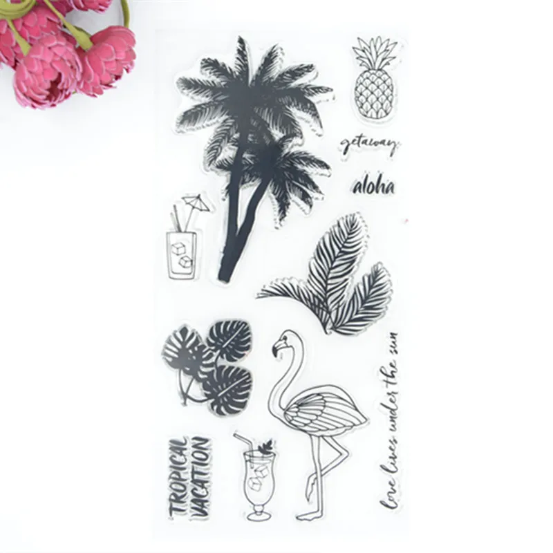 Scrapbook DIY photo cards account rubber stamp clear stamp transparent stamp 11x20cm Flamingo Aloha Tropical Vacation CS057
Scrapbook DIY photo cards account rubber stamp clear stamp transparent stamp 11x20cm Flamingo Aloha Tropical Vacation CS057