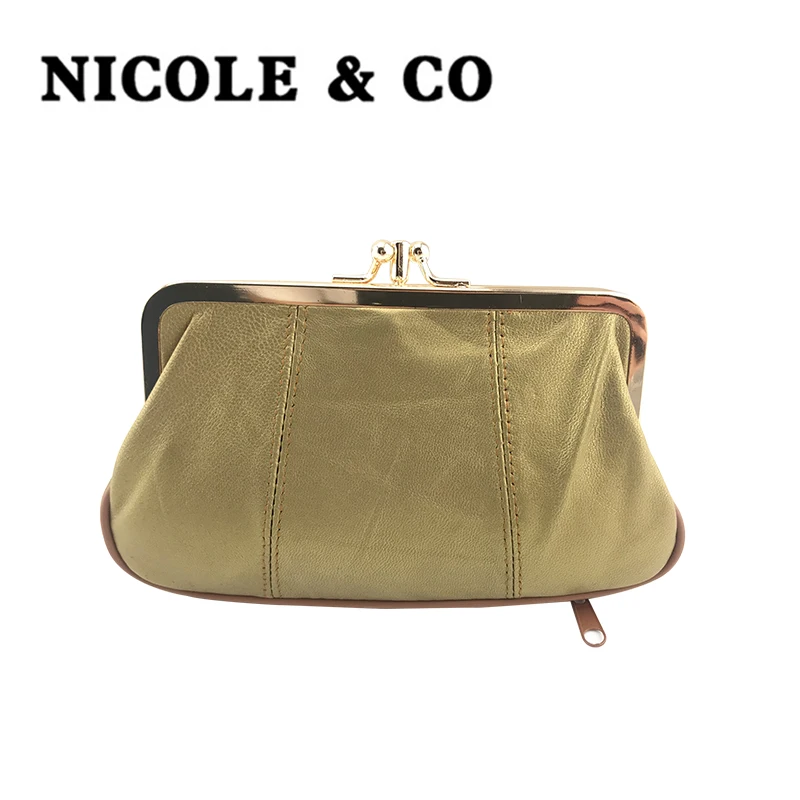 NICOLE & CO Genuine Leather Coin Purse Sheepskin Change Purse Metal Hasp Closure Card Holder Wallet Zipper Small Bag Womens
NICOLE & CO Genuine Leather Coin Purse Sheepskin Change Purse Metal Hasp Closure Card Holder Wallet Zipper Small Bag Womens