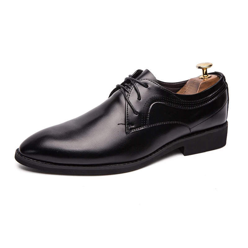 Homass for Man Dress Up High-end Leather Shoes Pu Material Business Style Pointed Style
Homass for Man Dress Up High-end Leather Shoes Pu Material Business Style Pointed Style