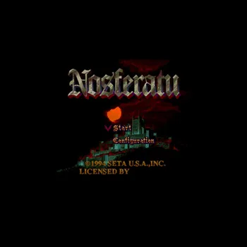 Nosferatu NTSC Version 16 Bit 46 Pin Big Gray Game Card For USA Game Players
Nosferatu NTSC Version 16 Bit 46 Pin Big Gray Game Card For USA Game Players