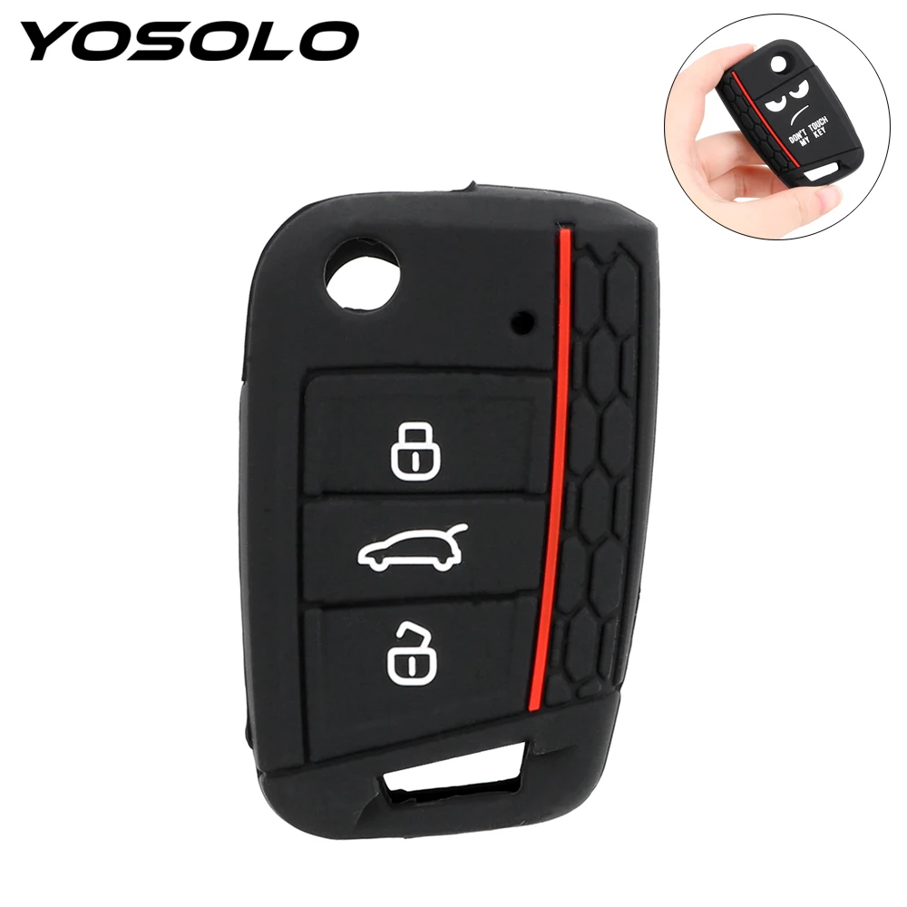 YOSOLO Car Key Case Cover 3 4 Buttons For Volkswagen Polo MK7 Golf 16 2017 Silicone Flip Key Shell Fob
YOSOLO Car Key Case Cover 3 4 Buttons For Volkswagen Polo MK7 Golf 16 2017 Silicone Flip Key Shell Fob