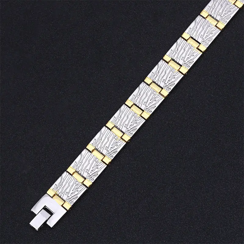 2019 Stainless Steel Wave Pattern Men Bracelets For Boy Magnetic therapy Bracelet Father's Day Gifts Men Jewelry Drop shipping
2019 Stainless Steel Wave Pattern Men Bracelets For Boy Magnetic therapy Bracelet Father's Day Gifts Men Jewelry Drop shipping