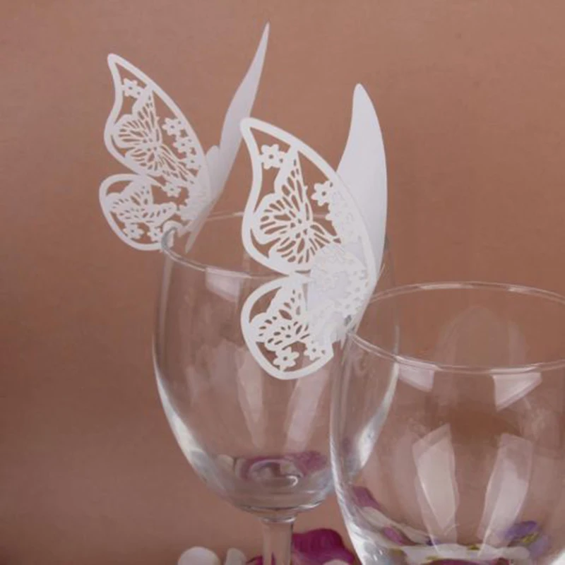 50 Pcs/Lot Butterfly Party Cards Table Mark Wine Glass Name Place Card Birthday Wedding Event Party Bar Decorations Party Gift
50 Pcs/Lot Butterfly Party Cards Table Mark Wine Glass Name Place Card Birthday Wedding Event Party Bar Decorations Party Gift