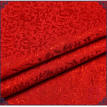 75x 100cm Metallic Jacquard Brocade Fabric, red wheat floral pattern 3D jacquard yarn dyed fabric for Womens Coat Dress Skirt
75x 100cm Metallic Jacquard Brocade Fabric, red wheat floral pattern 3D jacquard yarn dyed fabric for Womens Coat Dress Skirt