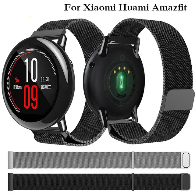 22mm Milanese Loop Strap Magnetic Buckle for xiaomi Huami Amazfit Pace strap Watch Band Stainless Steel Wrist Belt band Bracelet
22mm Milanese Loop Strap Magnetic Buckle for xiaomi Huami Amazfit Pace strap Watch Band Stainless Steel Wrist Belt band Bracelet