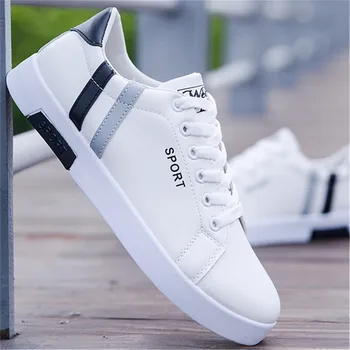 Men vulcanized Flats shoes fashion students white board shoes men trend of breathable shoes sneakers basket zapatos Driving 2019
Men vulcanized Flats shoes fashion students white board shoes men trend of breathable shoes sneakers basket zapatos Driving 2019