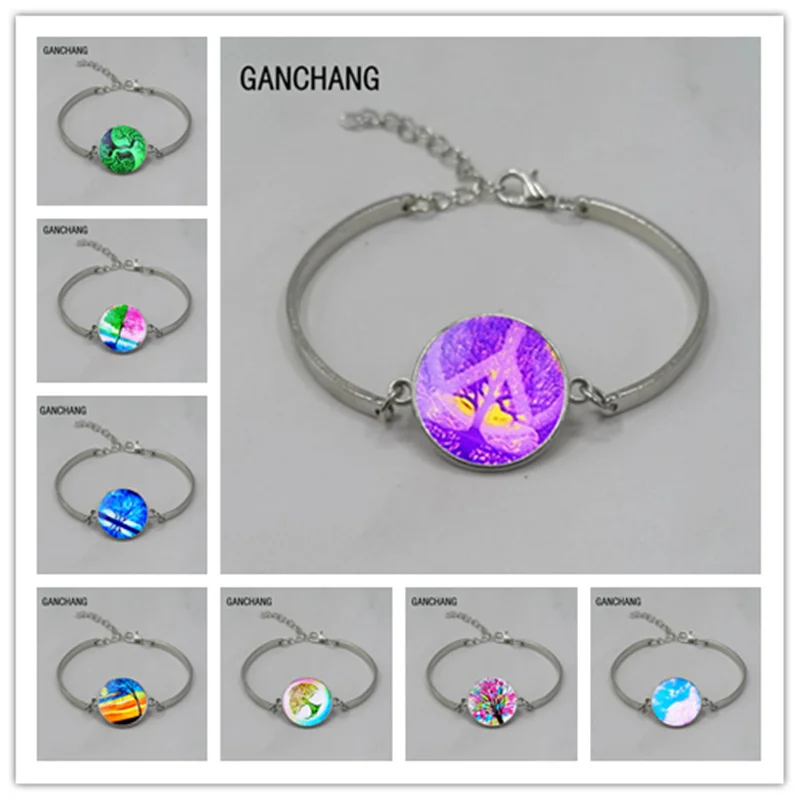 Life Tree Glass Convex Dome Charm Bracelet Jewelry Color Bracelet Life Female Ornaments
Life Tree Glass Convex Dome Charm Bracelet Jewelry Color Bracelet Life Female Ornaments