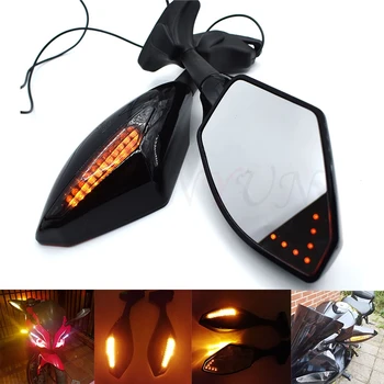 Universal Motorcycle Rearview Mirror LED Turn Signals Integrated Mirrors For Honda Kawasaki Suzuki CSL2017
Universal Motorcycle Rearview Mirror LED Turn Signals Integrated Mirrors For Honda Kawasaki Suzuki CSL2017