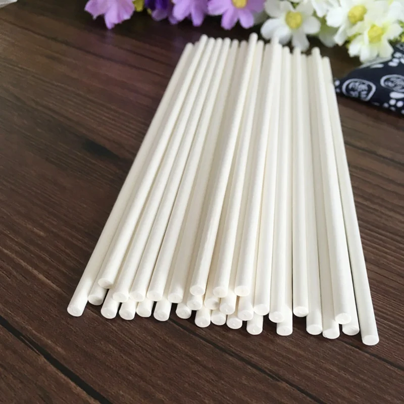 100pcs/bag Food-Grade Solid Paper Lollipop Stick Cake Sticks For Chocolate Sugar Candy Color Lollipop Paste Tool Accessories
100pcs/bag Food-Grade Solid Paper Lollipop Stick Cake Sticks For Chocolate Sugar Candy Color Lollipop Paste Tool Accessories