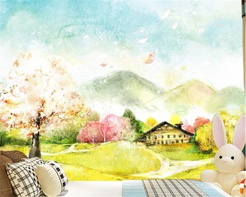 beibehang wallpaper for walls 3d Beautiful Spring Garden Golden Meadow Fantasy Landscape Watercolor Korean Mural Wallpaper Wall
beibehang wallpaper for walls 3d Beautiful Spring Garden Golden Meadow Fantasy Landscape Watercolor Korean Mural Wallpaper Wall