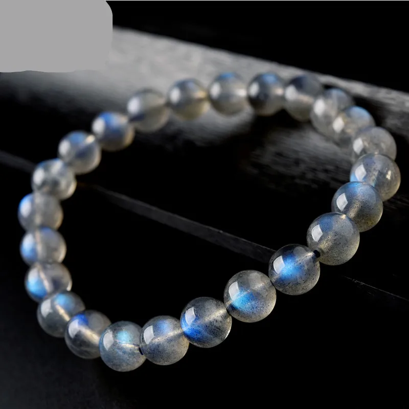 High-quality All-blue Moonstone Bracelet 7-8mm Grey Moonstone Elongated Hand String for Men and Women
High-quality All-blue Moonstone Bracelet 7-8mm Grey Moonstone Elongated Hand String for Men and Women