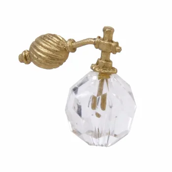 New 1/12 Dollhouse Miniature Vintage Clear Bottle with Gold Atomizer Classic Pretend Toys for Child Doll House Decoration Gift
New 1/12 Dollhouse Miniature Vintage Clear Bottle with Gold Atomizer Classic Pretend Toys for Child Doll House Decoration Gift