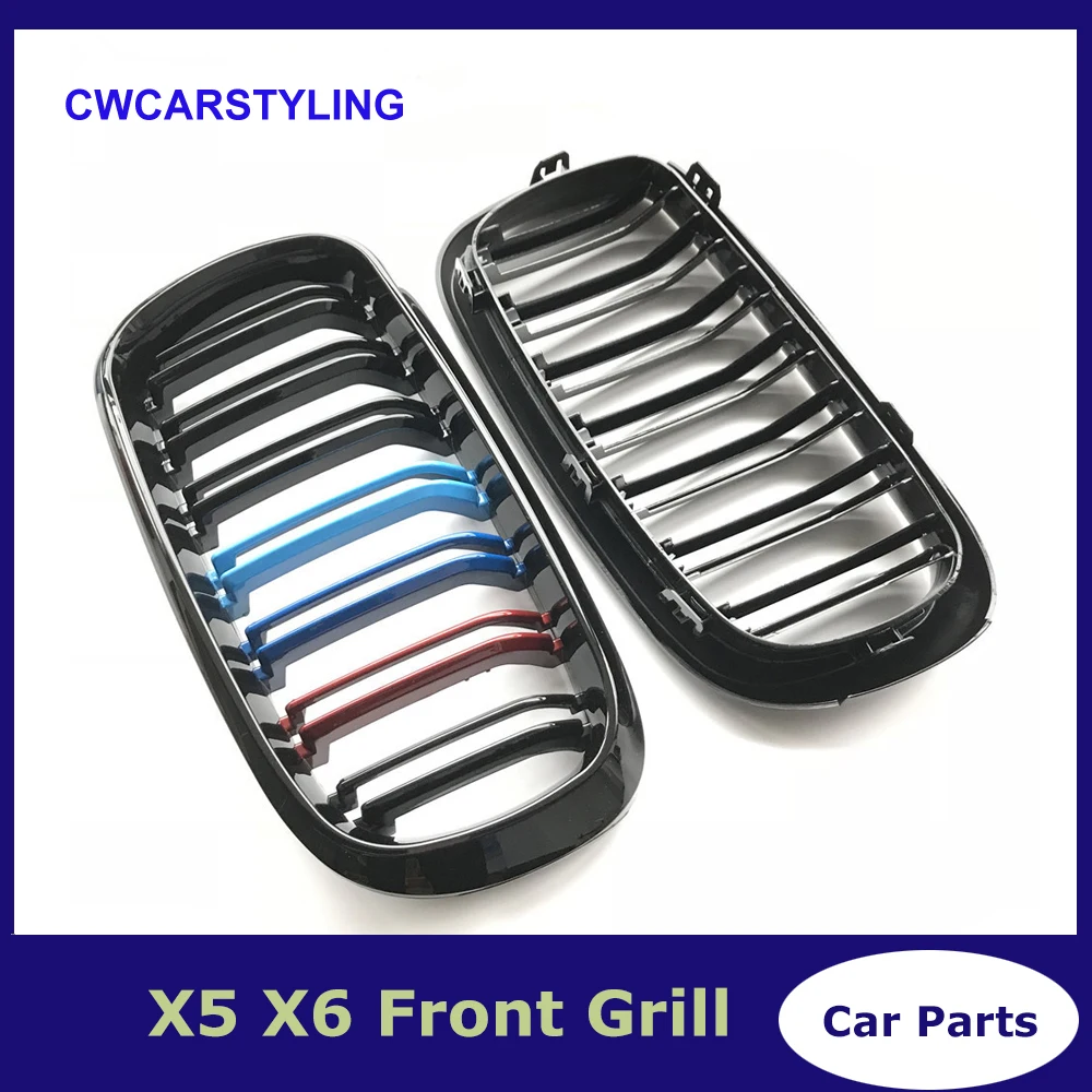 1 Pair New 2014 + X5 X6 F15 F16 M Sport design abs material kidney car front grill for BMW xdrive vehicle front bumper grille
1 Pair New 2014 + X5 X6 F15 F16 M Sport design abs material kidney car front grill for BMW xdrive vehicle front bumper grille