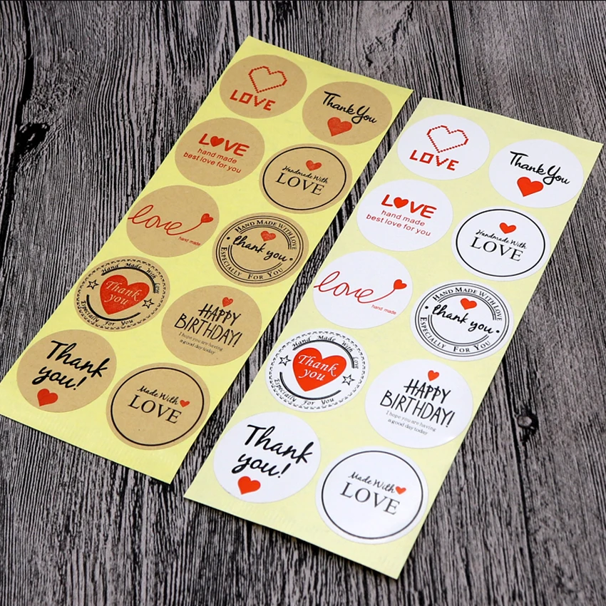 100PCS/lot Vintage Love Thank you Round Kraft Seal sticker For handmade products Label
100PCS/lot Vintage Love Thank you Round Kraft Seal sticker For handmade products Label