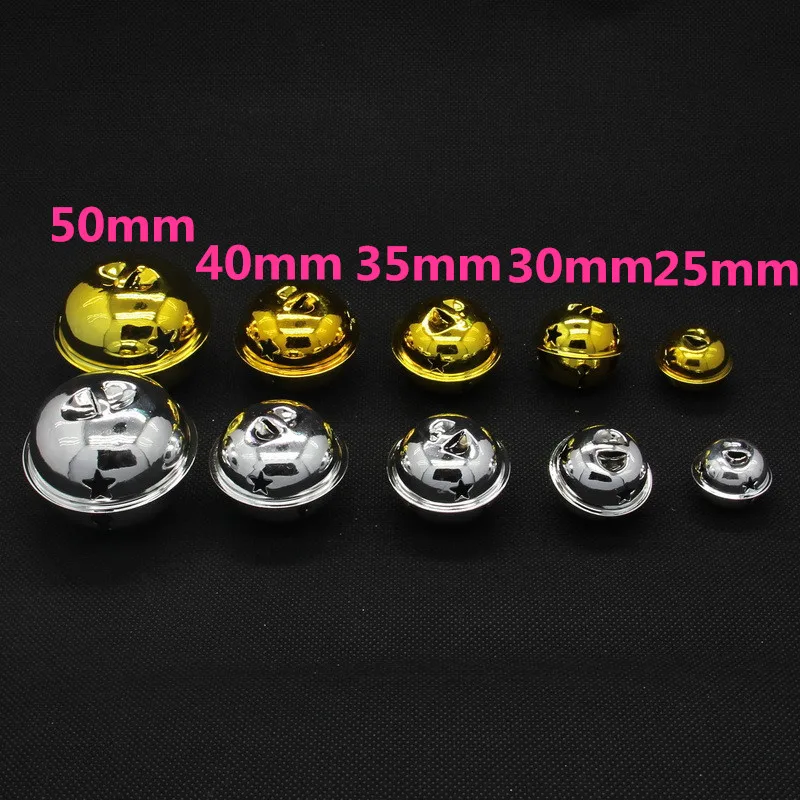 Beauty 50mm 40mm 10pcs/lot Gold/Silver Jingle Bells Fit Festival Christmas Decoration Jewelry Craft Pendants Phone Decorations
Beauty 50mm 40mm 10pcs/lot Gold/Silver Jingle Bells Fit Festival Christmas Decoration Jewelry Craft Pendants Phone Decorations