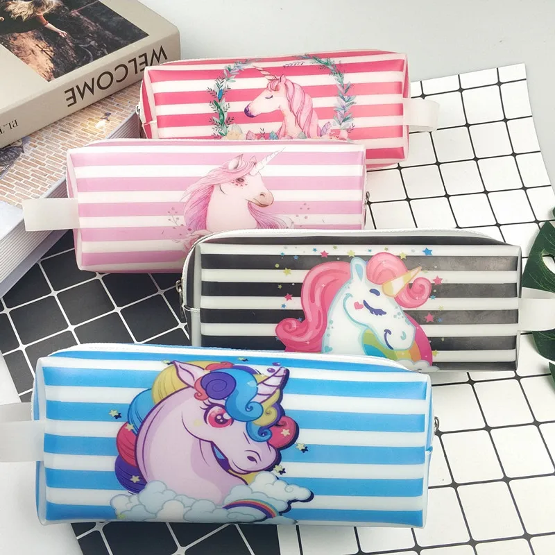unicorn pencil case Silica gel pencilcase stripe school supplies cute estojo escola kalem kutusu material escolar
unicorn pencil case Silica gel pencilcase stripe school supplies cute estojo escola kalem kutusu material escolar