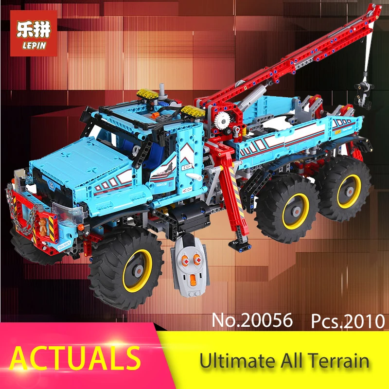 DHL 20056 2010pcs Technic Ultimate All Terrain 6X6 Remote Control Truck Building Blocks Bricks Toys For Children 42070
DHL 20056 2010pcs Technic Ultimate All Terrain 6X6 Remote Control Truck Building Blocks Bricks Toys For Children 42070