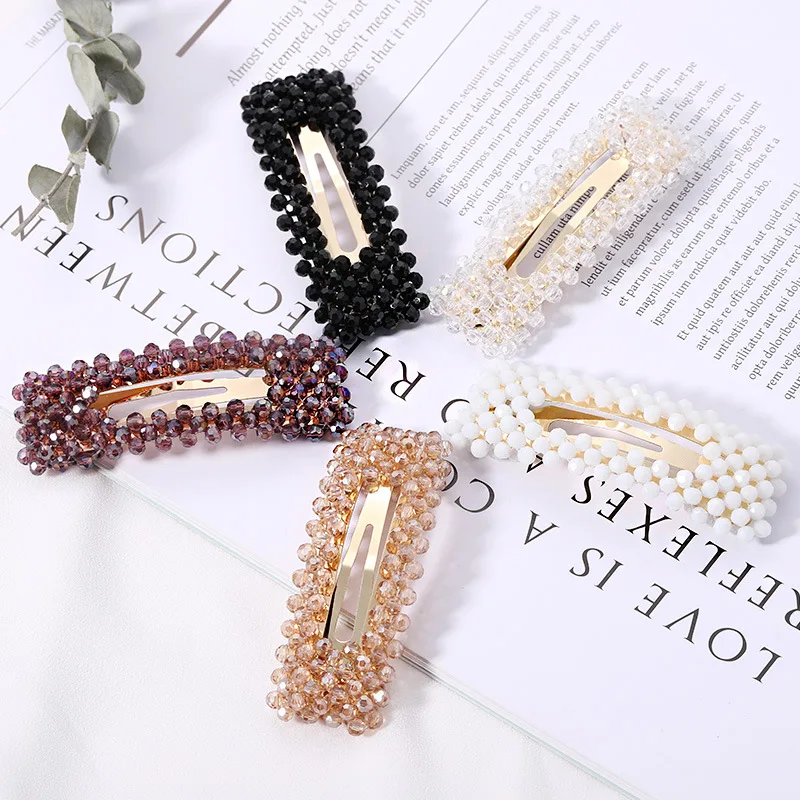 Fashion Geometric Hair Accessories For Women Hair Clips Barrettes Crystal Hairpins Girls Handmade Headwear Rectangle Hairgrips
Fashion Geometric Hair Accessories For Women Hair Clips Barrettes Crystal Hairpins Girls Handmade Headwear Rectangle Hairgrips