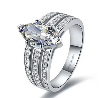Characteristic 3 Carat NSCD fine Diamond Engagement Women Ring Wedding Anniversary day Novel style Gift
Characteristic 3 Carat NSCD fine Diamond Engagement Women Ring Wedding Anniversary day Novel style Gift