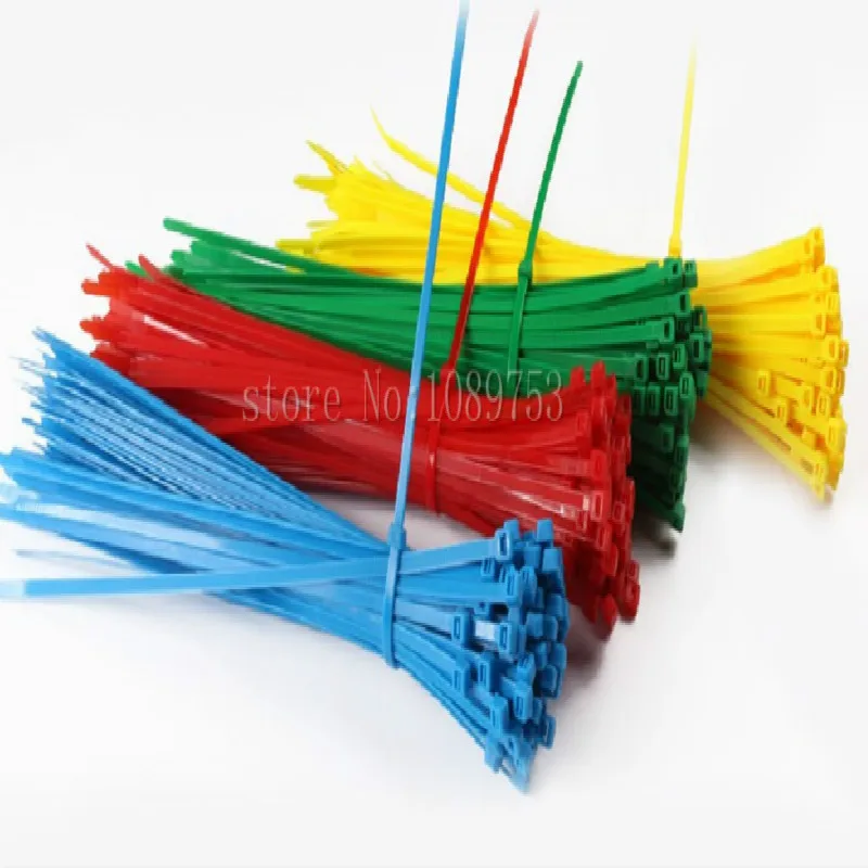100 Pcs 4 Color 6" inch 2X150 (mm) colorful Self-Locking Plastic Cable Zip Ties Cable Loop Ties
100 Pcs 4 Color 6" inch 2X150 (mm) colorful Self-Locking Plastic Cable Zip Ties Cable Loop Ties