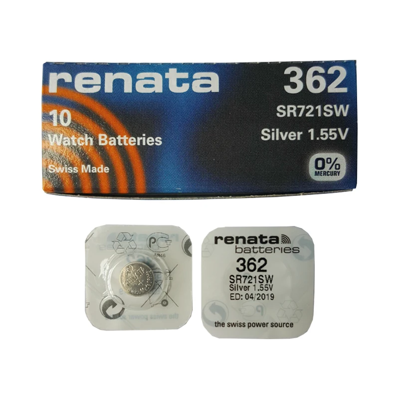 5 шт. Renata долговечный 362 SR721SW V362 62 AG11 Аккумулятор для часов | Электроника