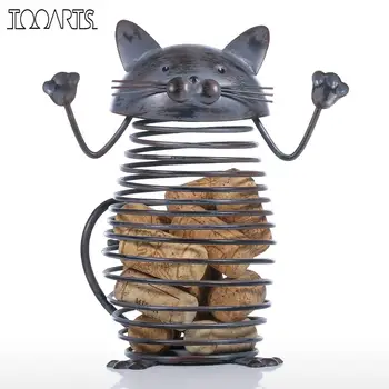 Tooarts Spring Cat Cork Container Iron Sculpture Cat Bottle Jar Trendy Creative Cork Container Practical Ornament Craft Gift
Tooarts Spring Cat Cork Container Iron Sculpture Cat Bottle Jar Trendy Creative Cork Container Practical Ornament Craft Gift