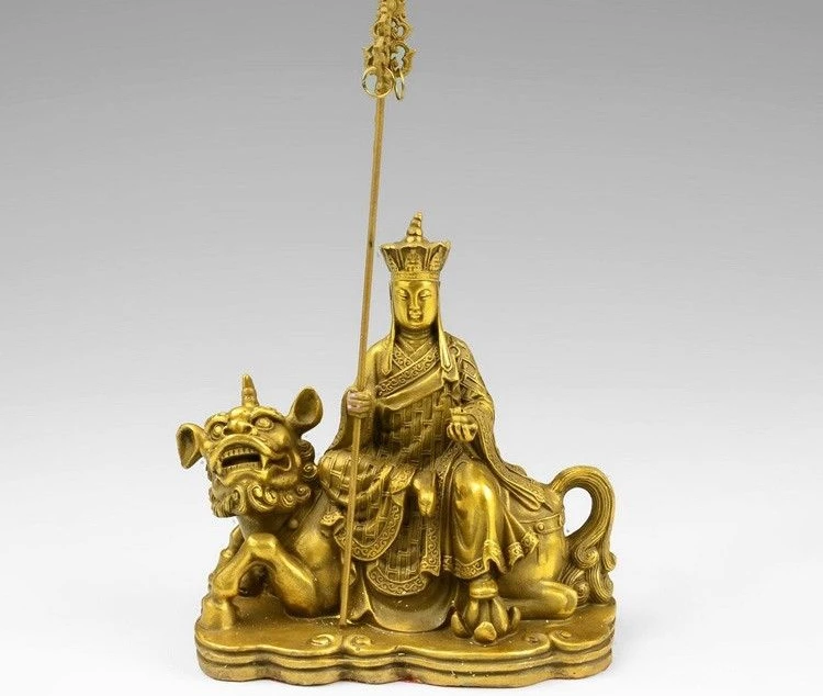 10 Tibet Brass Fu Dog Lion Jizo Ksitigarbha Tangseng Di Zang Bodhisattva Statue
10 Tibet Brass Fu Dog Lion Jizo Ksitigarbha Tangseng Di Zang Bodhisattva Statue