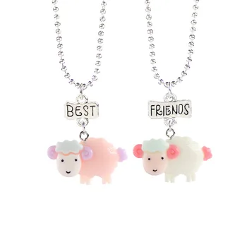 2018 Fashion Resin Cute White Sheep Pendant Necklace Best friends BFF 2 Friendship Jewelry Birthday Gifts For Girlfriends
2018 Fashion Resin Cute White Sheep Pendant Necklace Best friends BFF 2 Friendship Jewelry Birthday Gifts For Girlfriends