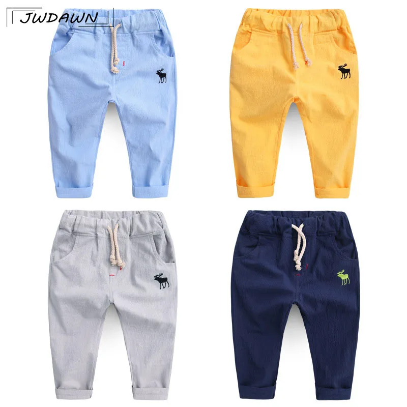 Baby Boys Pants For Boys 2018 Autumn Hot Sale Thin Cotton Linen Trousers Embroidery Deer Kids Children's Teen Clothing Pants
Baby Boys Pants For Boys 2018 Autumn Hot Sale Thin Cotton Linen Trousers Embroidery Deer Kids Children's Teen Clothing Pants
