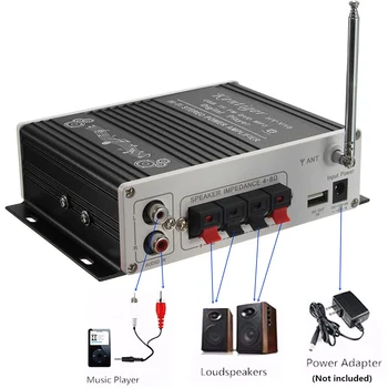 Black 12V Digital Mini Bluetooth HiFi Stereo Car Audio Amplifier AMP MP3 Player For Car Home Auto Interior Accessories
Black 12V Digital Mini Bluetooth HiFi Stereo Car Audio Amplifier AMP MP3 Player For Car Home Auto Interior Accessories