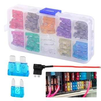 CITALL 110pcs/set 2 to 35AMP Assorted Car Truck Profile Assortment Fuses Blade Set
CITALL 110pcs/set 2 to 35AMP Assorted Car Truck Profile Assortment Fuses Blade Set