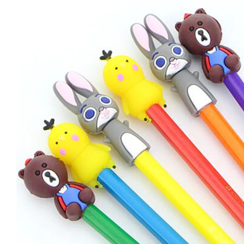 9pcs/lot Cute Soft Pencil Cap Protection Sleeve Pen Cartoon Character Student Writing Stationery Decoration Gift
9pcs/lot Cute Soft Pencil Cap Protection Sleeve Pen Cartoon Character Student Writing Stationery Decoration Gift