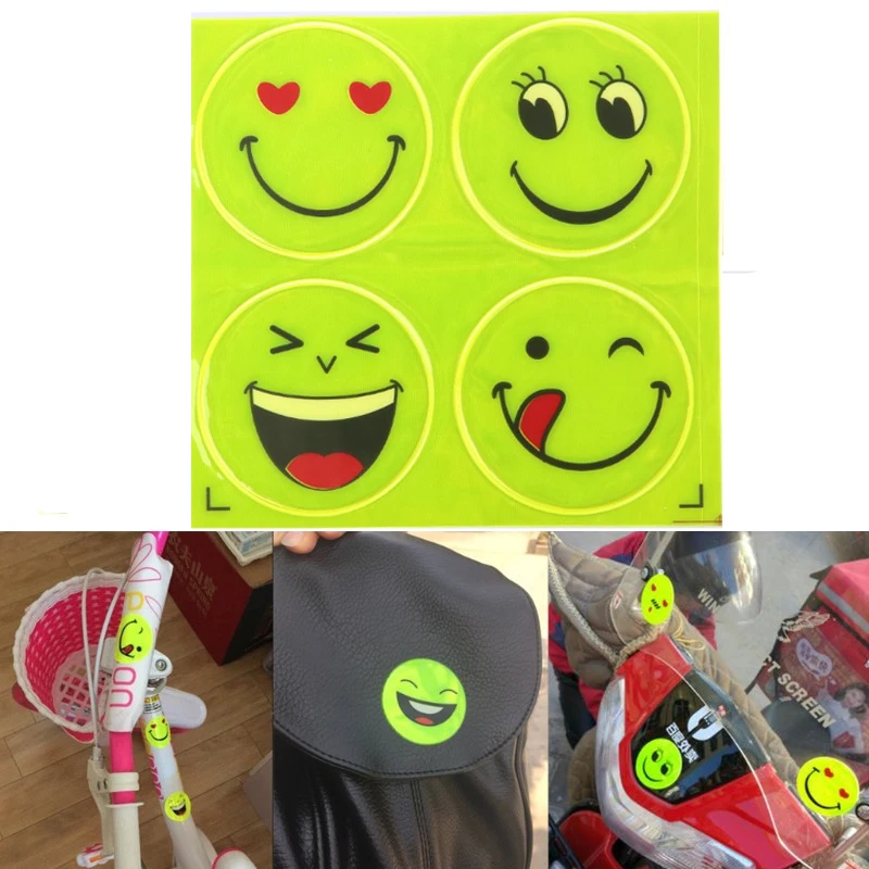 Funny Reflective Bicycle Bike Sticker Smiling Face Pattern Safety Night Riding Decal Night Riding Sticker decoration accessories
Funny Reflective Bicycle Bike Sticker Smiling Face Pattern Safety Night Riding Decal Night Riding Sticker decoration accessories