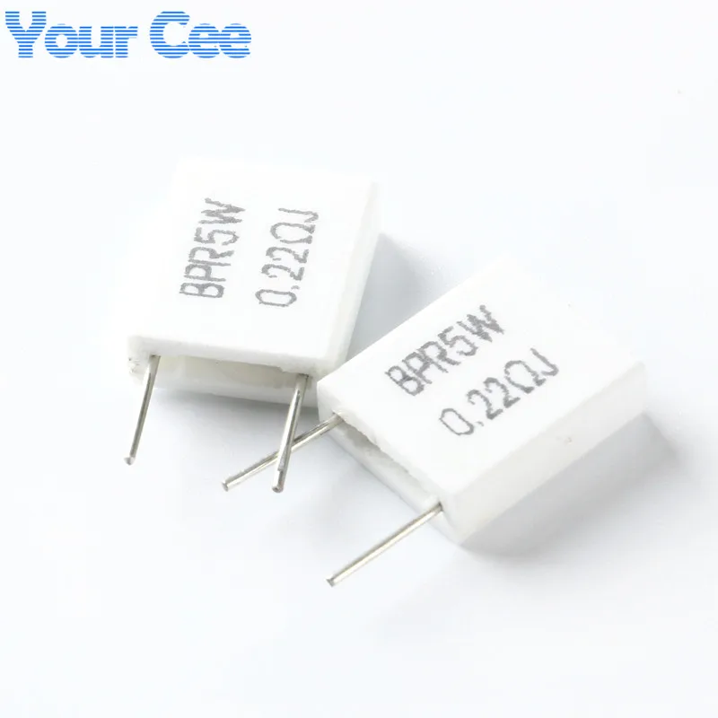 20pcs 5W 0.22 ohm 0.22R BPR56 Non-inductive Ceramic Cement Resistor Electronic Component
20pcs 5W 0.22 ohm 0.22R BPR56 Non-inductive Ceramic Cement Resistor Electronic Component