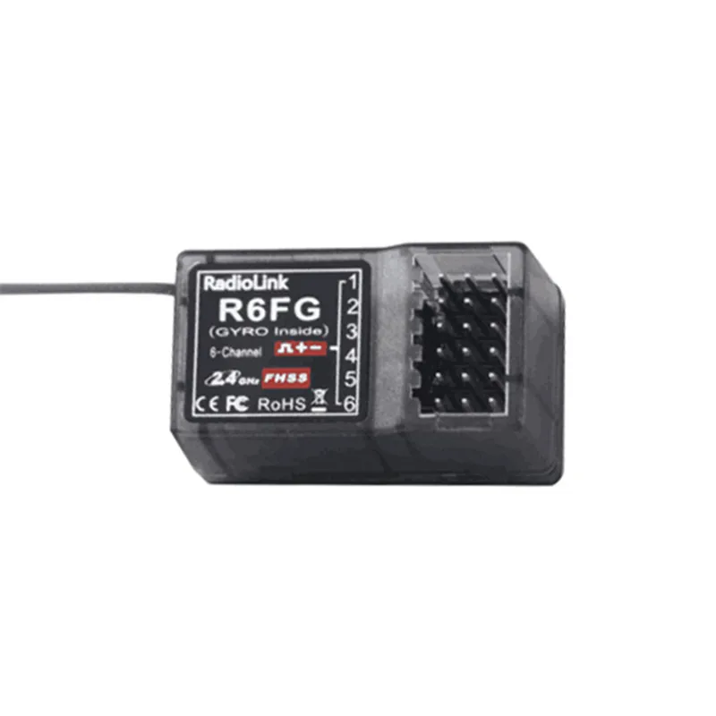Radiolink R6FG 2.4GHz 6 channels receiver gyro integrated and HV servo supported For RC4GS, RC3S, RC4G and T8FB remote controls
Radiolink R6FG 2.4GHz 6 channels receiver gyro integrated and HV servo supported For RC4GS, RC3S, RC4G and T8FB remote controls