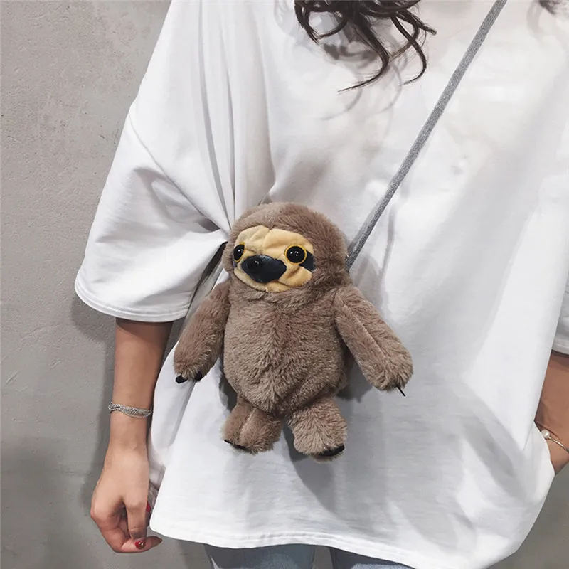 Kawaii Girl Koala Sloth Cross body Bag Cute Children Kids Soft Stuffed Plush Toy Doll Shoulder Portable Bag Christmas Gift #40
Kawaii Girl Koala Sloth Cross body Bag Cute Children Kids Soft Stuffed Plush Toy Doll Shoulder Portable Bag Christmas Gift #40