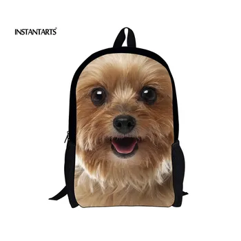 INSTANTARTS Cute Yorkshire Terrier School Bags for Children Satchel Primary School Bookbags 3D Animal Printed Girls Shoulder Bag
INSTANTARTS Cute Yorkshire Terrier School Bags for Children Satchel Primary School Bookbags 3D Animal Printed Girls Shoulder Bag