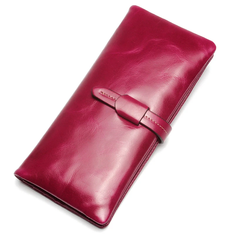 DANJUE Oil Wax Womens Wallets Hasp Long Purses For Female Genuine Leather Organizer Wallets Clutch Card Holder Womens
DANJUE Oil Wax Womens Wallets Hasp Long Purses For Female Genuine Leather Organizer Wallets Clutch Card Holder Womens