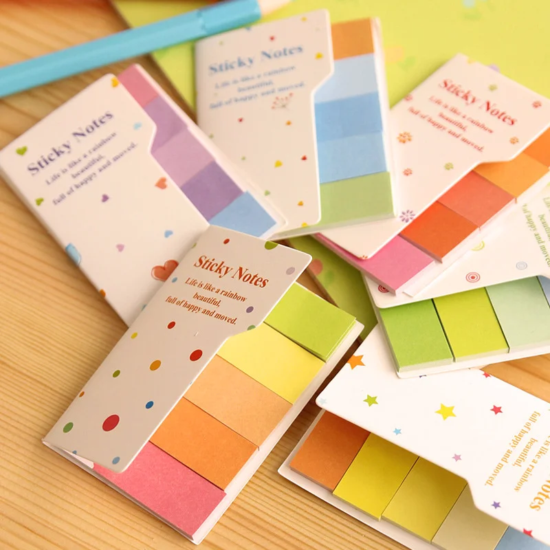 3 PCS Lovely Rainbow Color Self Adhesive N Tips Posted Memo Pad Sticky Notes Bookmark Marker Paper Escolar Korean Stationery
3 PCS Lovely Rainbow Color Self Adhesive N Tips Posted Memo Pad Sticky Notes Bookmark Marker Paper Escolar Korean Stationery