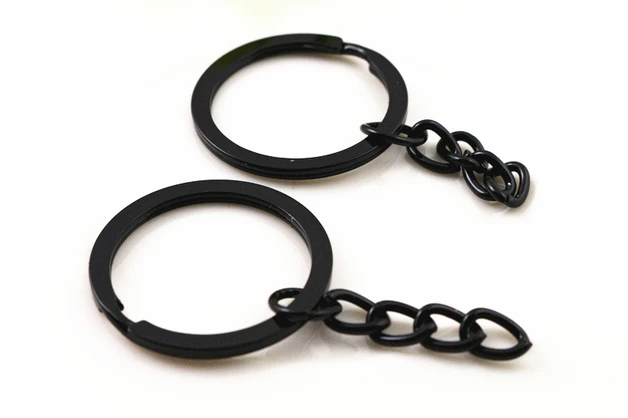 10pcs/lot Key Ring Key Chain ( Ring Size 28mm) Fashion Black Colors Plated Plated 50mm Long Round Keychain Keyrings-M1-26
10pcs/lot Key Ring Key Chain ( Ring Size 28mm) Fashion Black Colors Plated Plated 50mm Long Round Keychain Keyrings-M1-26